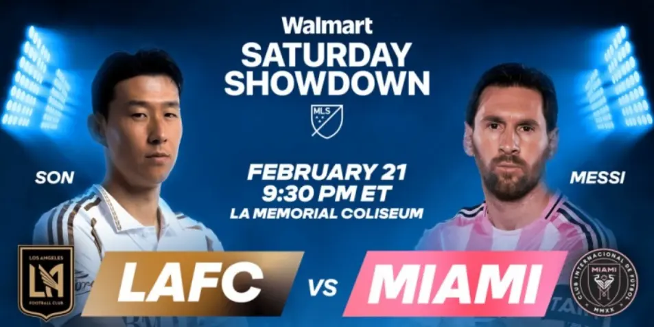 Major League Soccer Launches Walmart Saturday Showcase, First Match Features Los Angeles FC vs Inter Miami CF